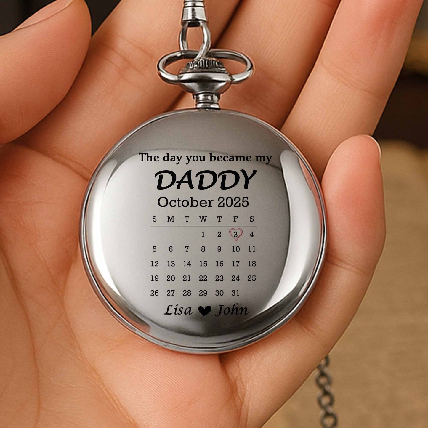 The Day You Became My Daddy, Calendar Design