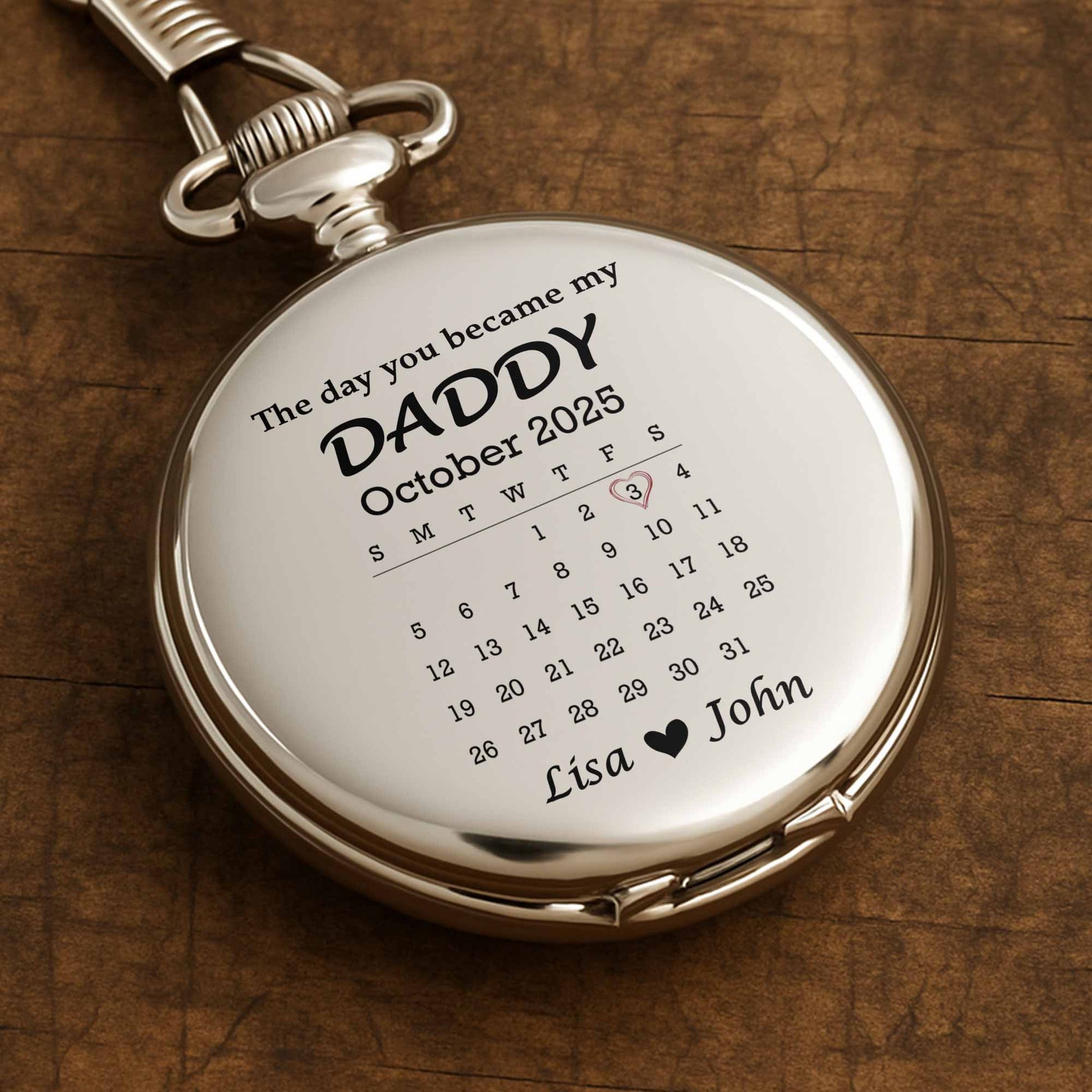 The Day You Became My Daddy, Calendar Design