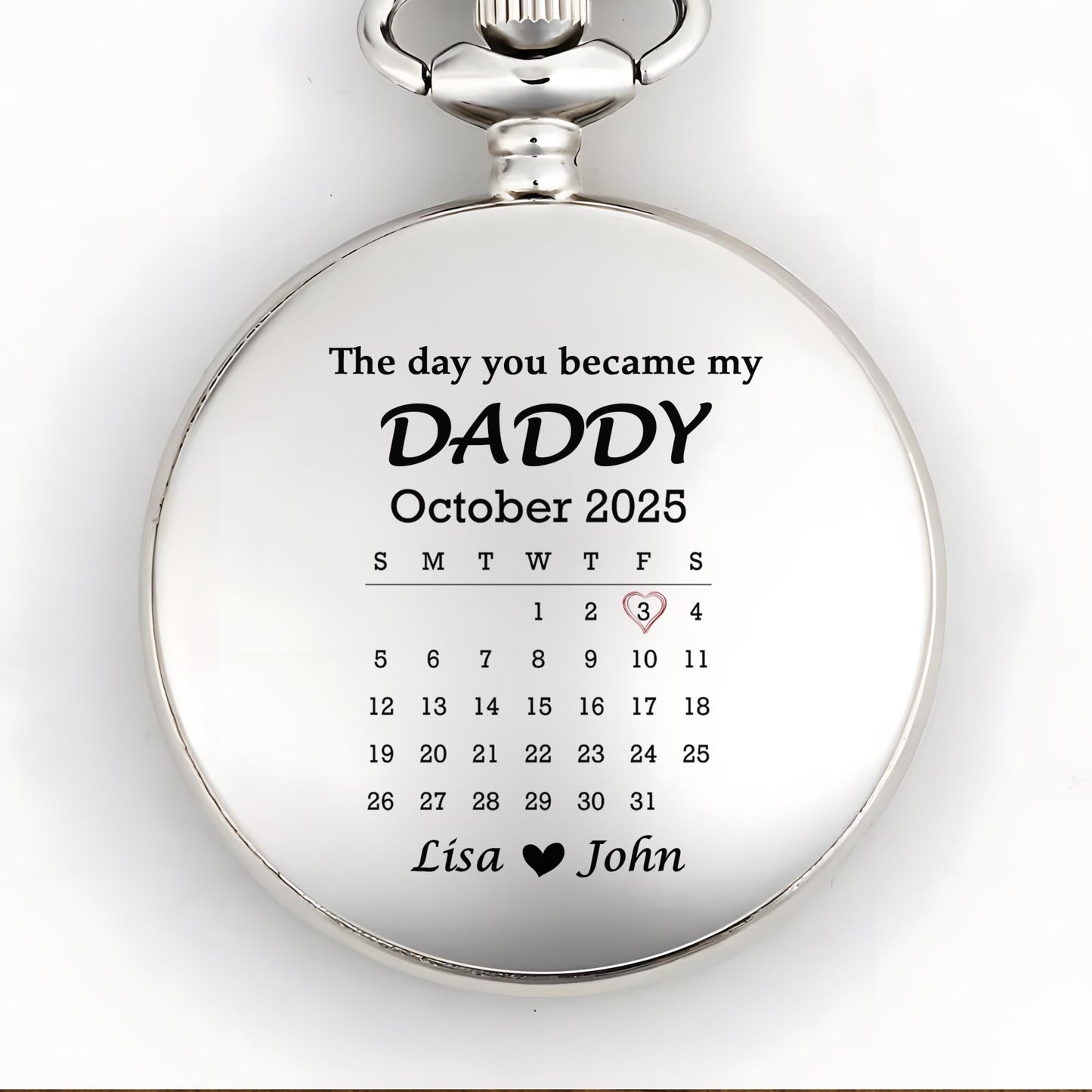 The Day You Became My Daddy, Calendar Design