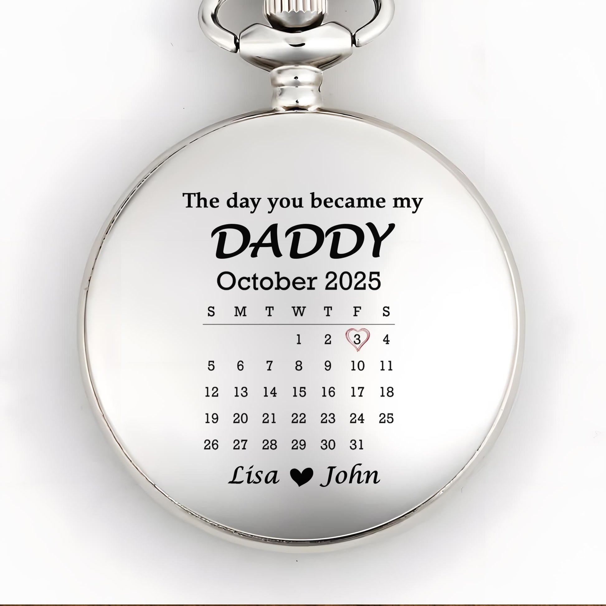 The Day You Became My Daddy, Calendar Design