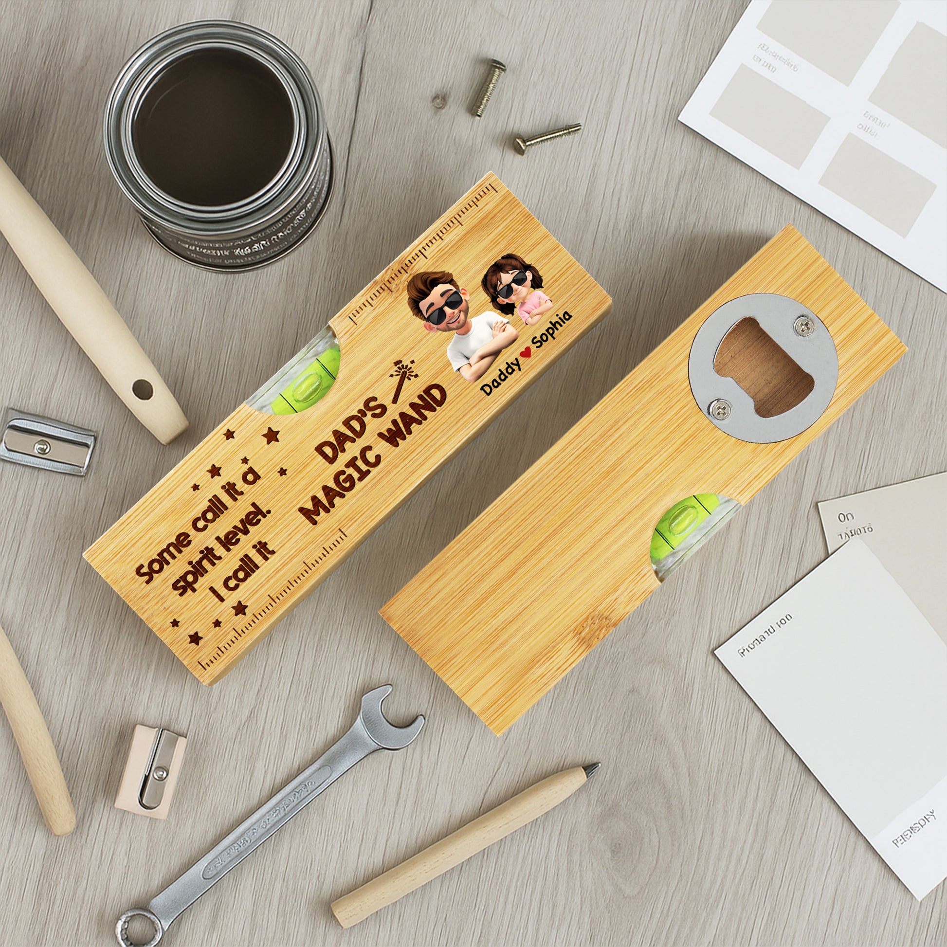 Some Call It A Spirit Level, I Call It Dad's Magic Wand