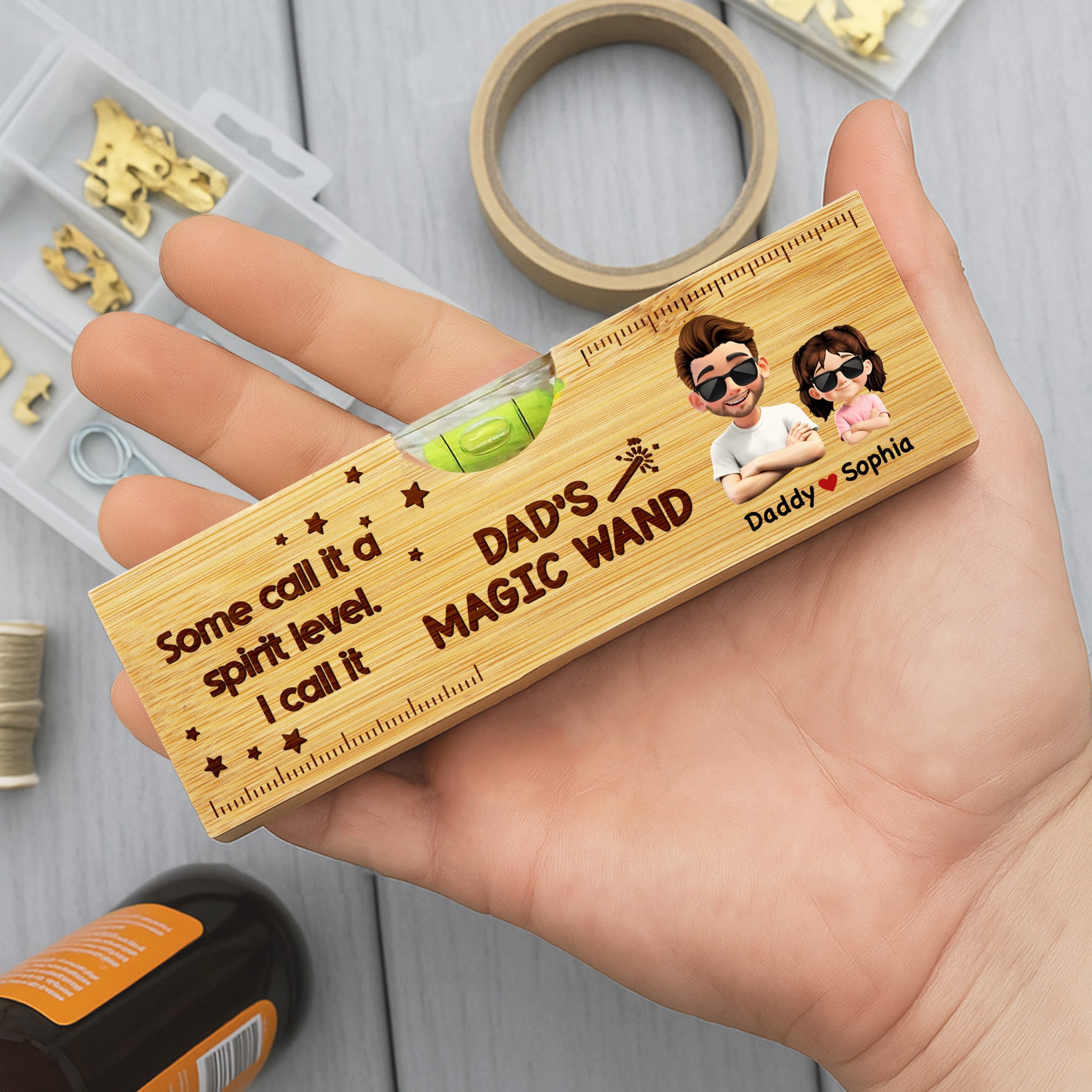 Some Call It A Spirit Level, I Call It Dad's Magic Wand