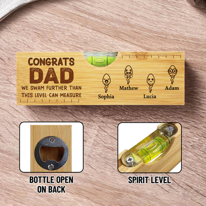 CONGRATS DAD We Swam Further Than This Level Can Measure, Sperm Icons