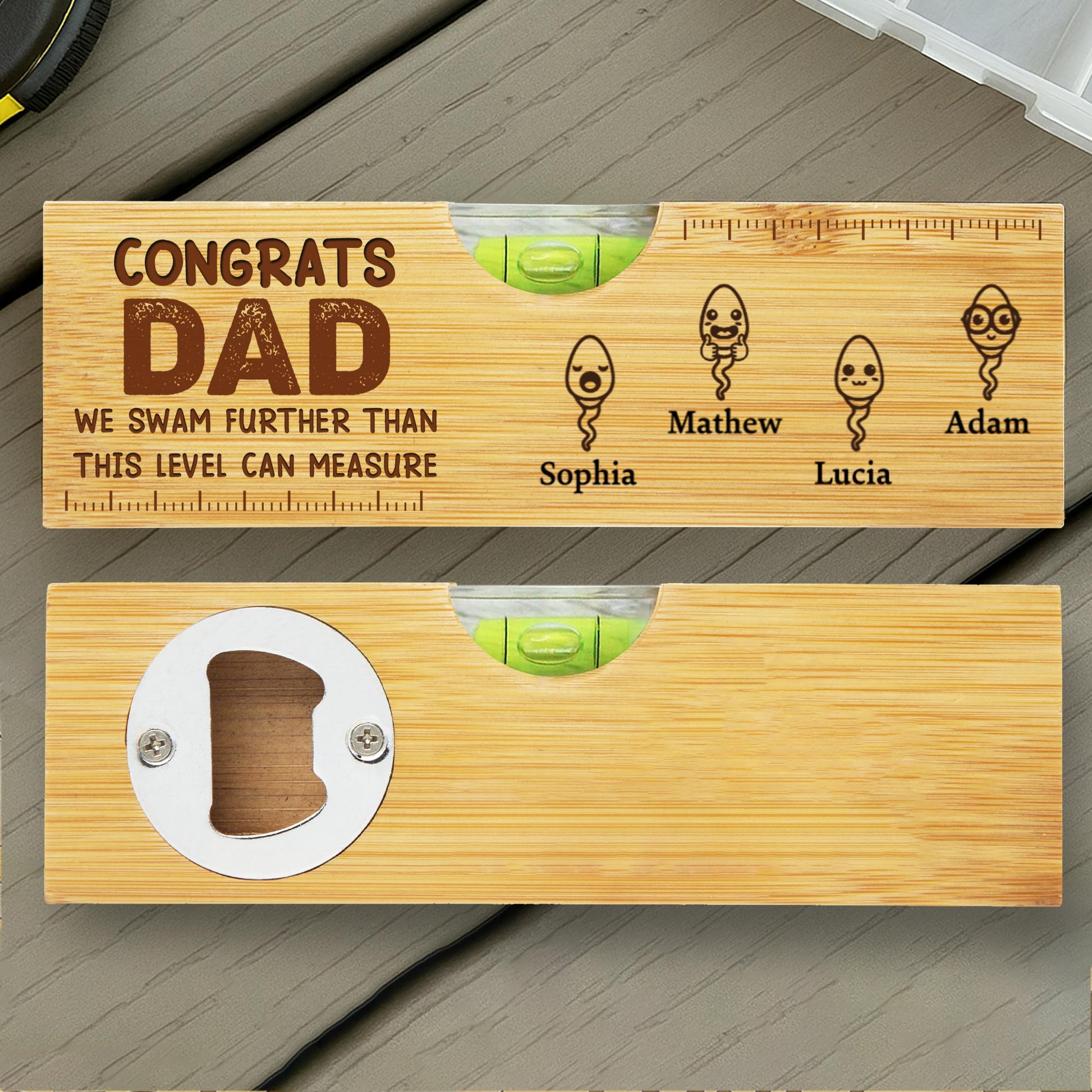 CONGRATS DAD We Swam Further Than This Level Can Measure, Sperm Icons
