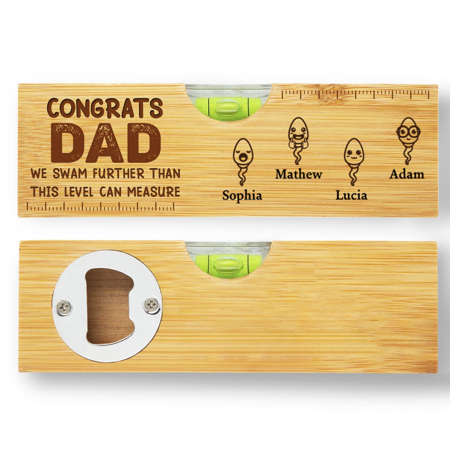 CONGRATS DAD We Swam Further Than This Level Can Measure, Sperm Icons