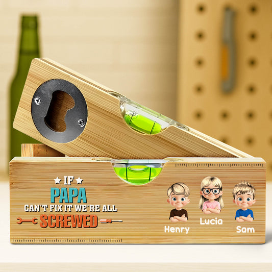 If Papa Can't Fix It We're All Screwed, Tool Icons And Cartoon Children