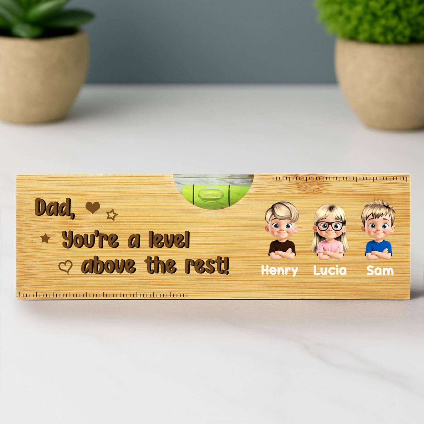 Dad, You're A Level Above The Rest, Cartoon Characters