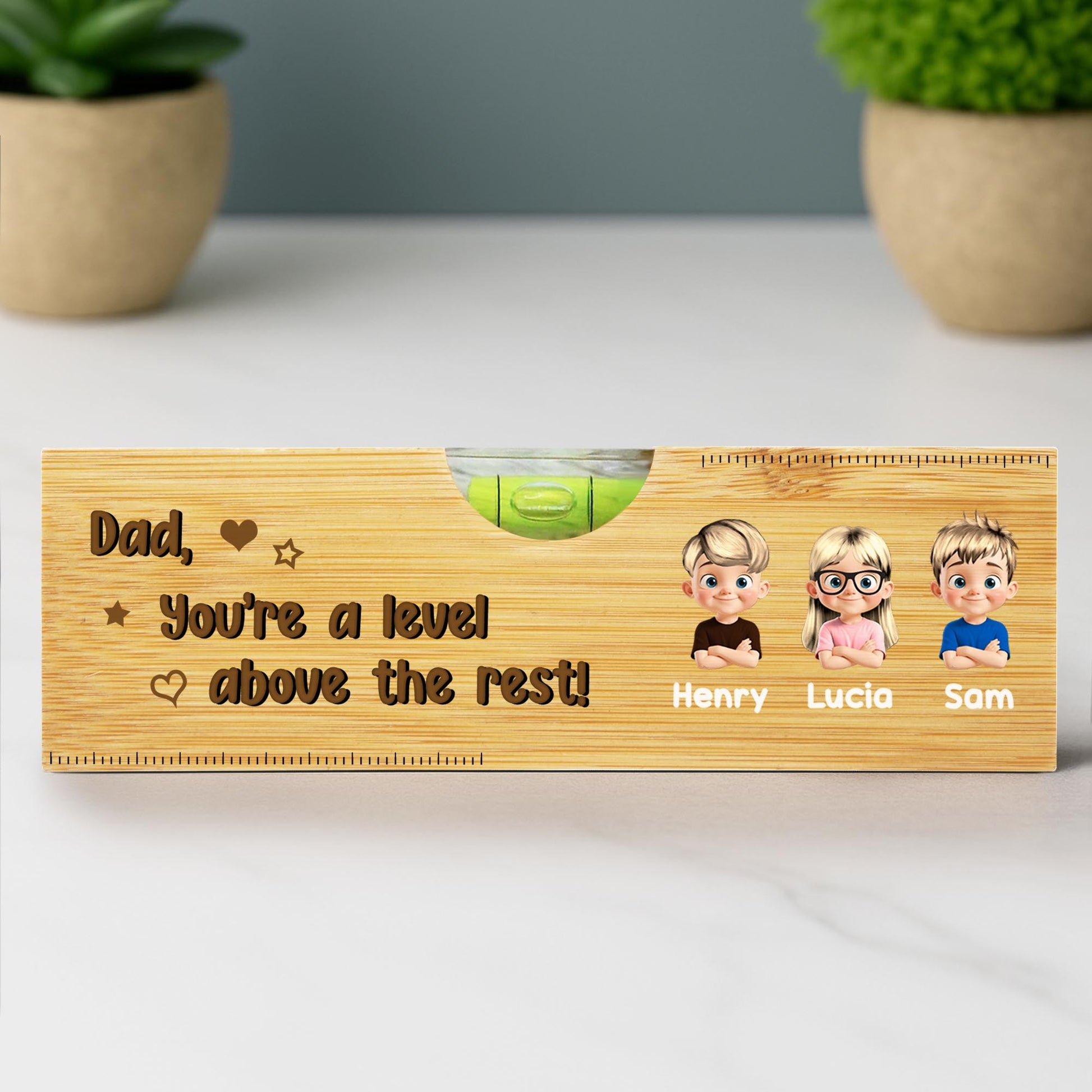 Dad, You're A Level Above The Rest, Cartoon Characters