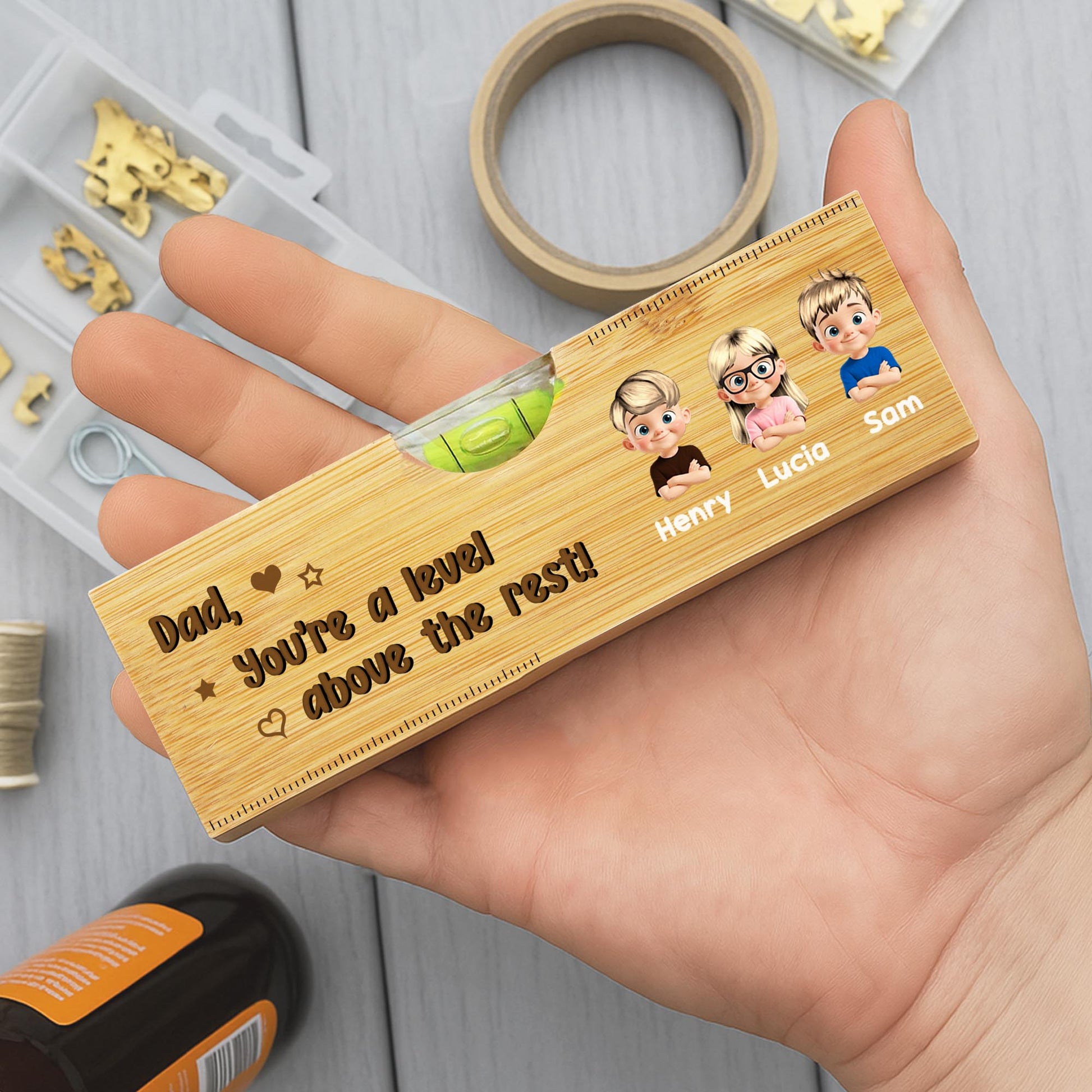 Dad, You're A Level Above The Rest, Cartoon Characters