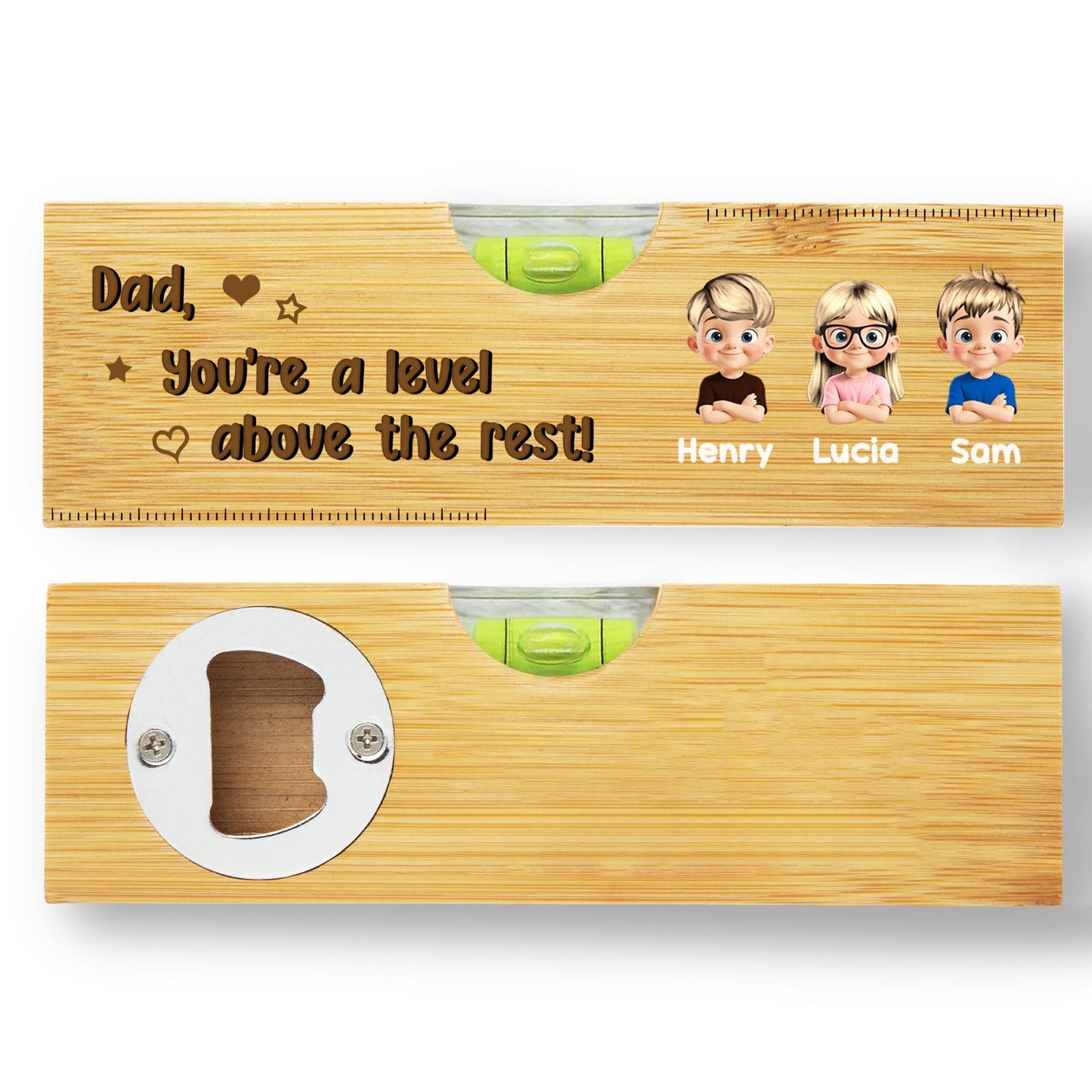 Dad, You're A Level Above The Rest, Cartoon Characters