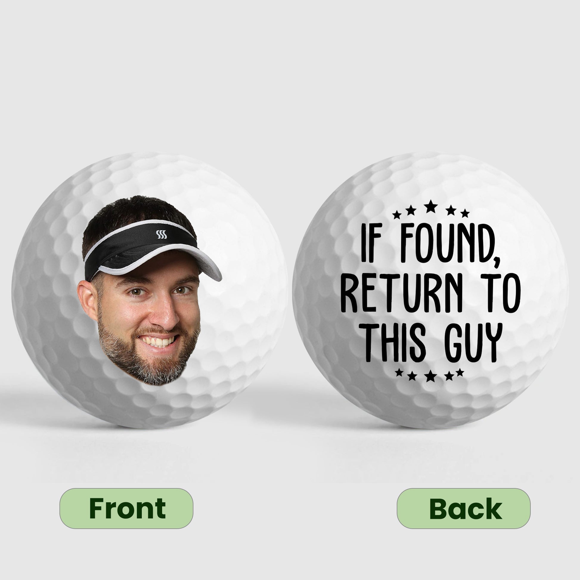 If Found Return To This Guy Personalized Golf Ball
