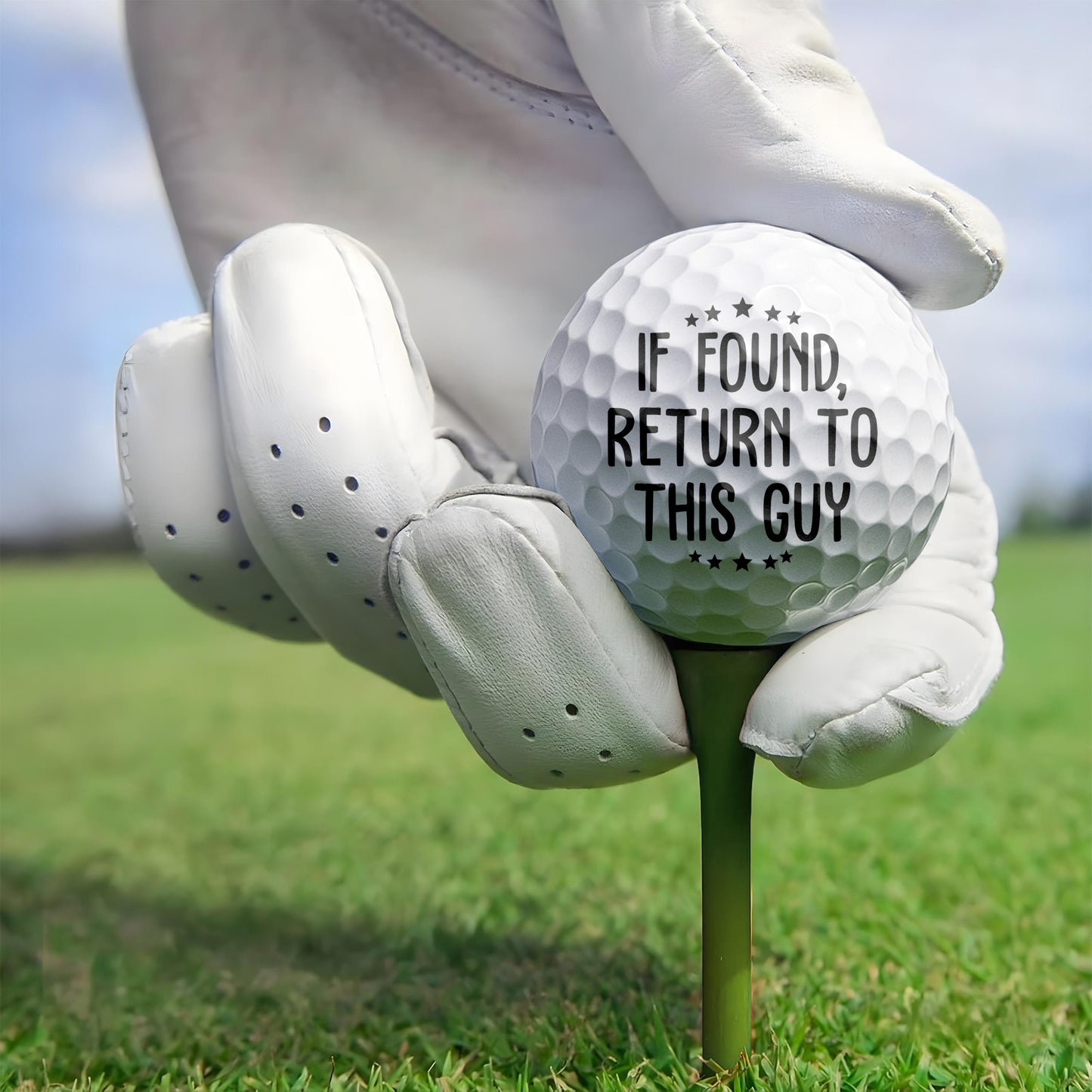 If Found Return To This Guy Personalized Golf Ball