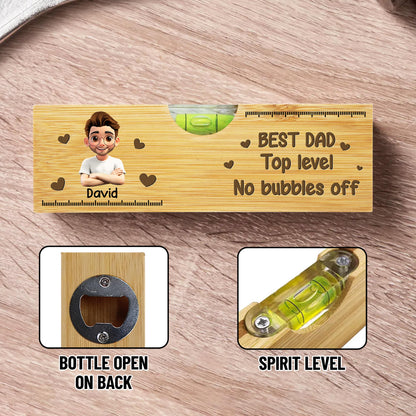 Best Dad Top Level No Bubbles Off