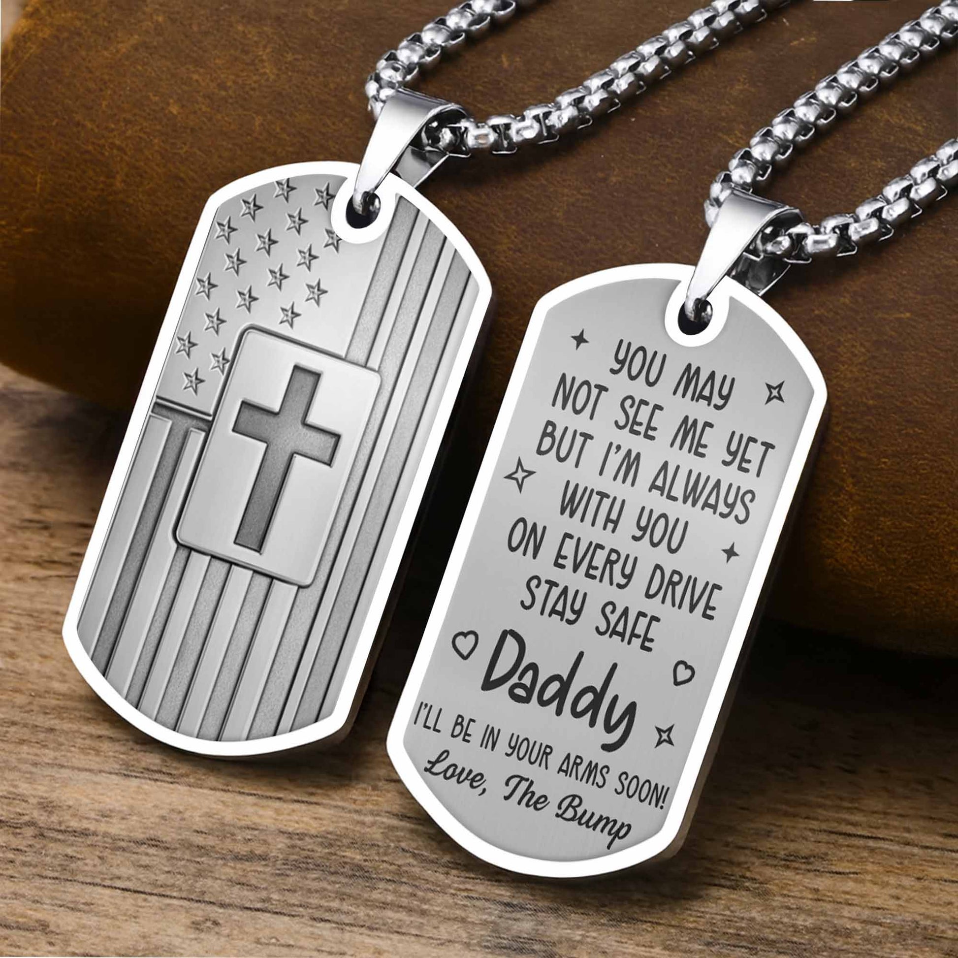 Show Your Faith And Patriotism With American Flag And Cross