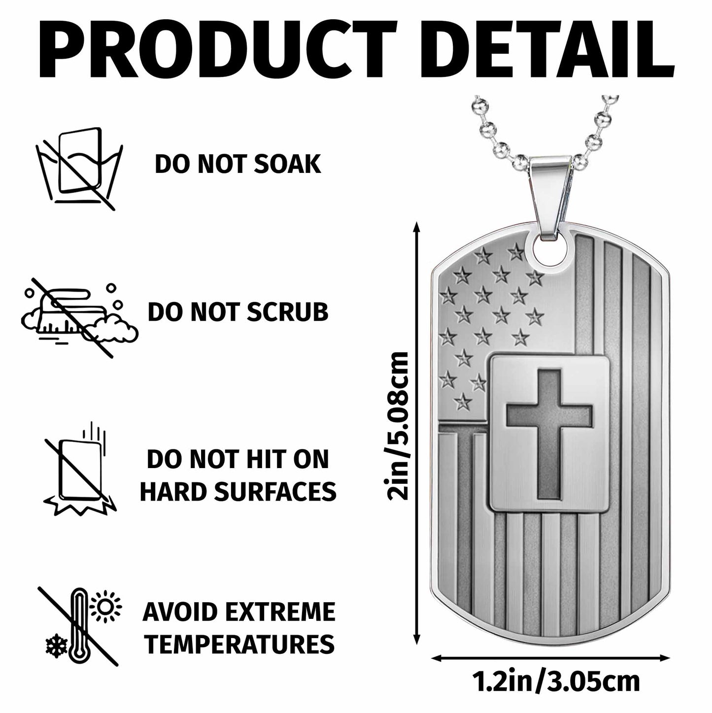 Show Your Faith And Patriotism With American Flag And Cross