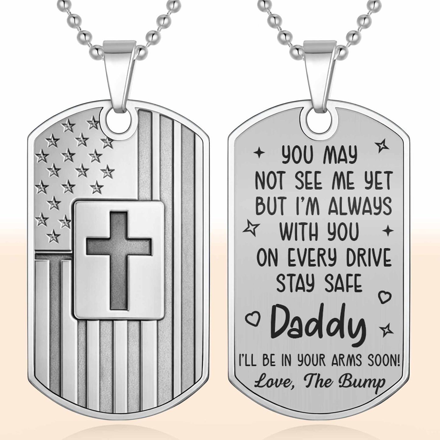 Show Your Faith And Patriotism With American Flag And Cross