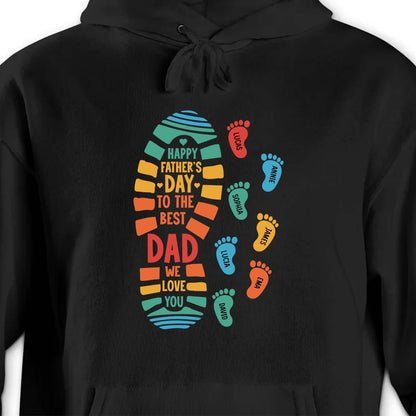 Happy Father's Day To The Best Dad We Love You, Footprints