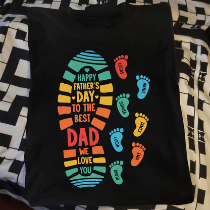 Happy Father's Day To The Best Dad We Love You, Footprints