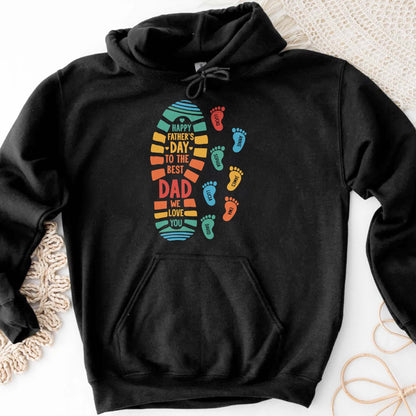 Happy Father's Day To The Best Dad We Love You, Footprints