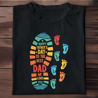Happy Father's Day To The Best Dad We Love You, Footprints