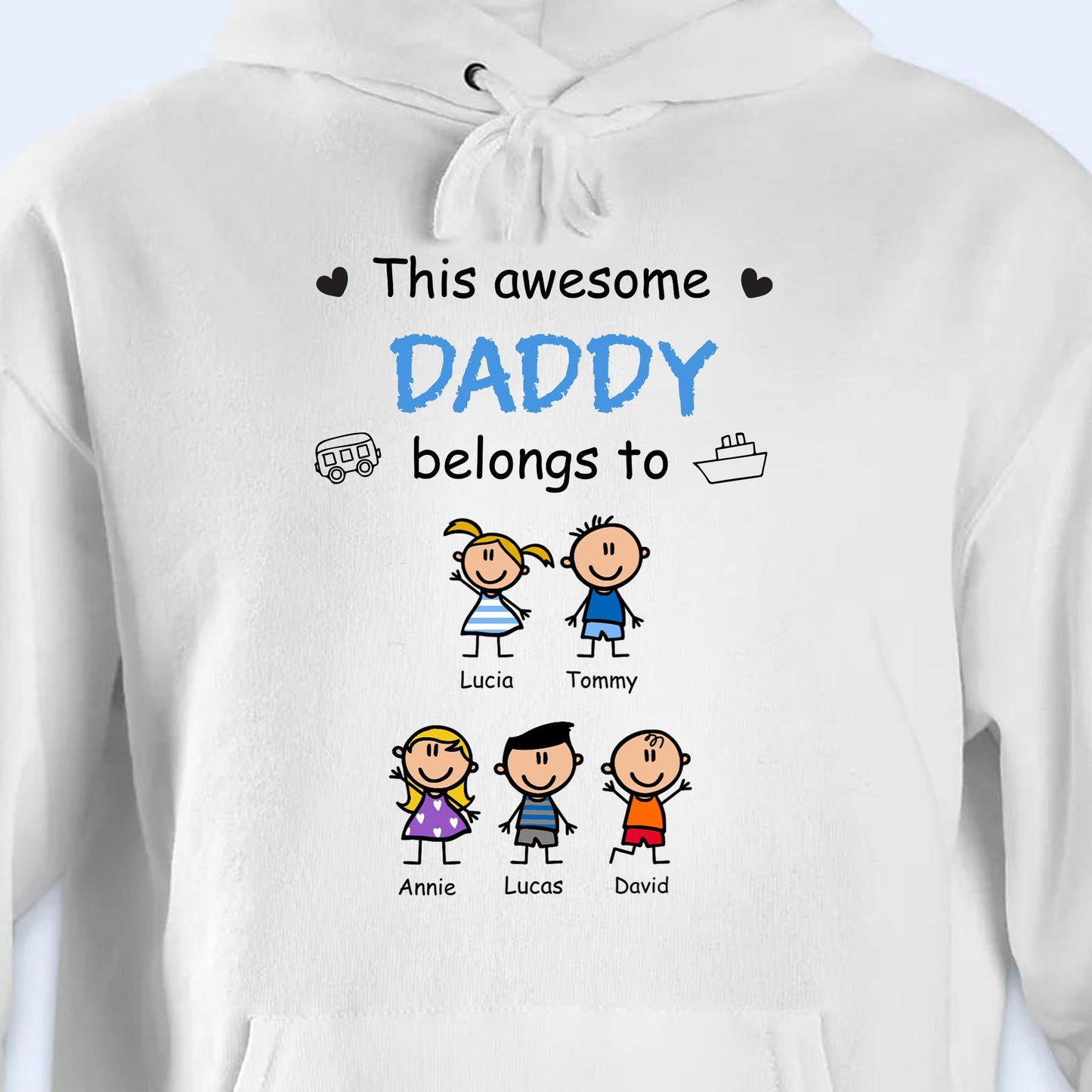This Awesome Daddy Belongs To, Hearts and Children