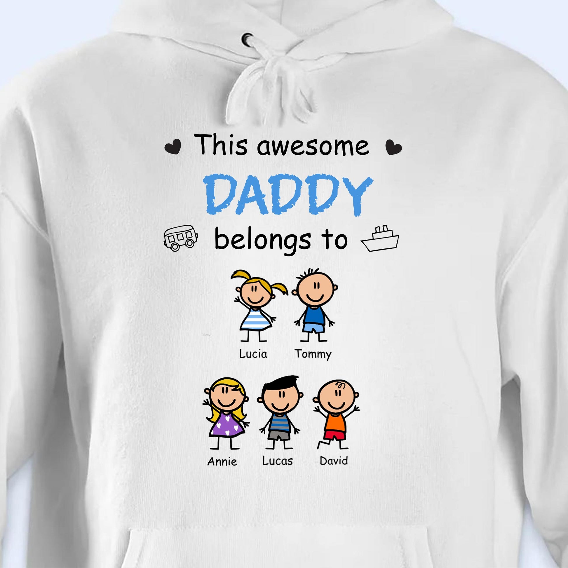 This Awesome Daddy Belongs To, Hearts and Children