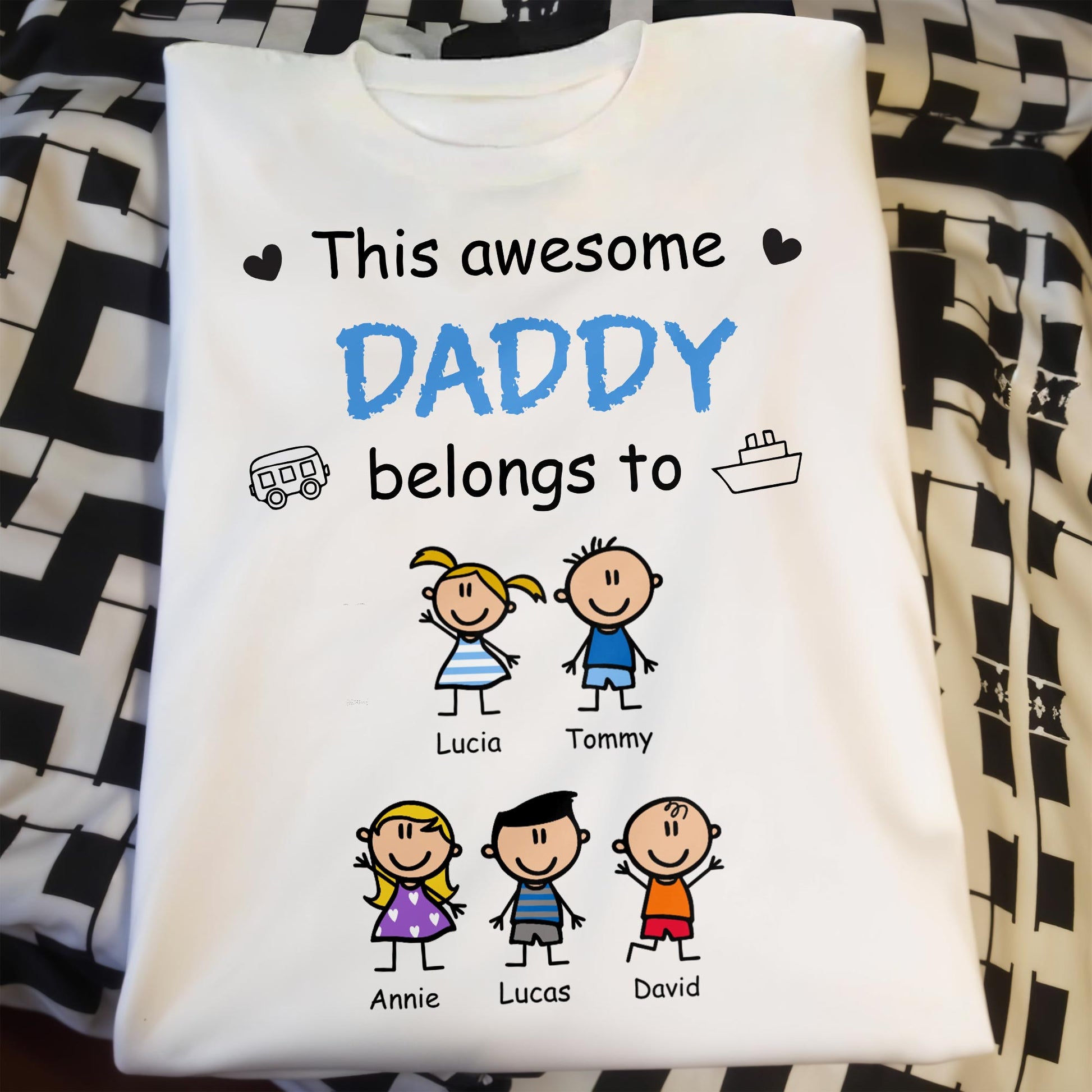 This Awesome Daddy Belongs To, Hearts and Children