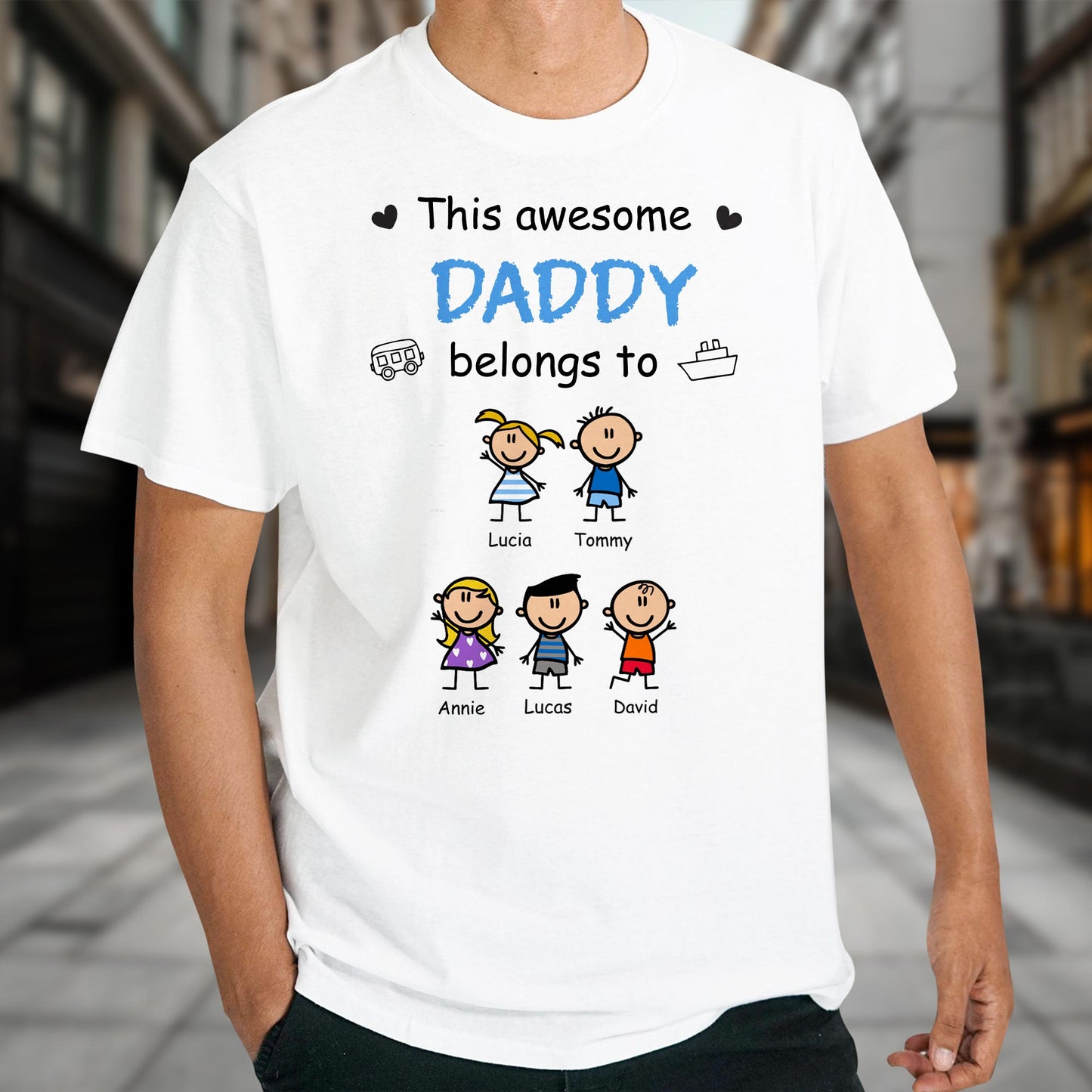 This Awesome Daddy Belongs To, Hearts and Children