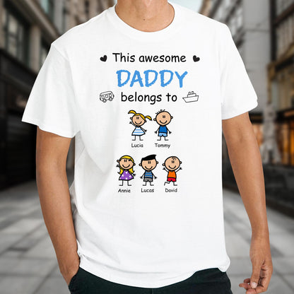 This Awesome Daddy Belongs To, Hearts and Children