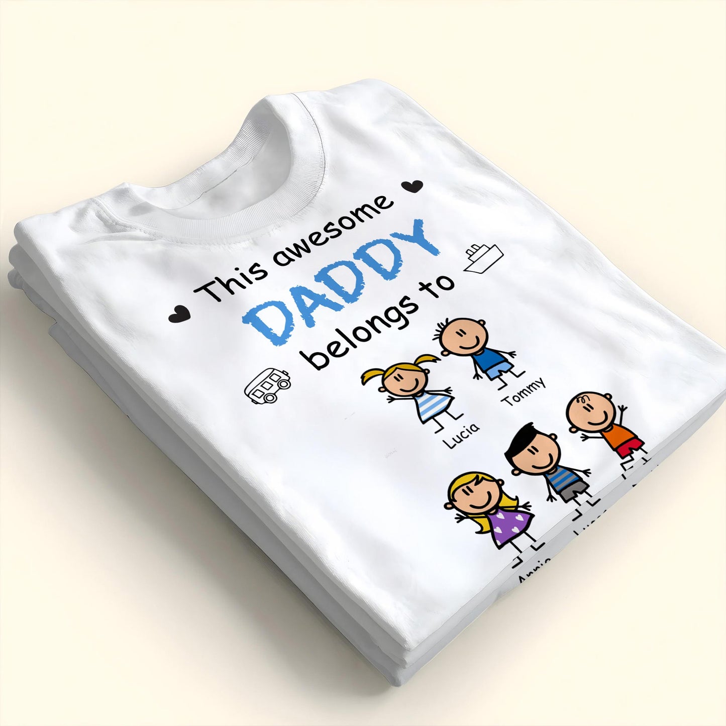 This Awesome Daddy Belongs To, Hearts and Children