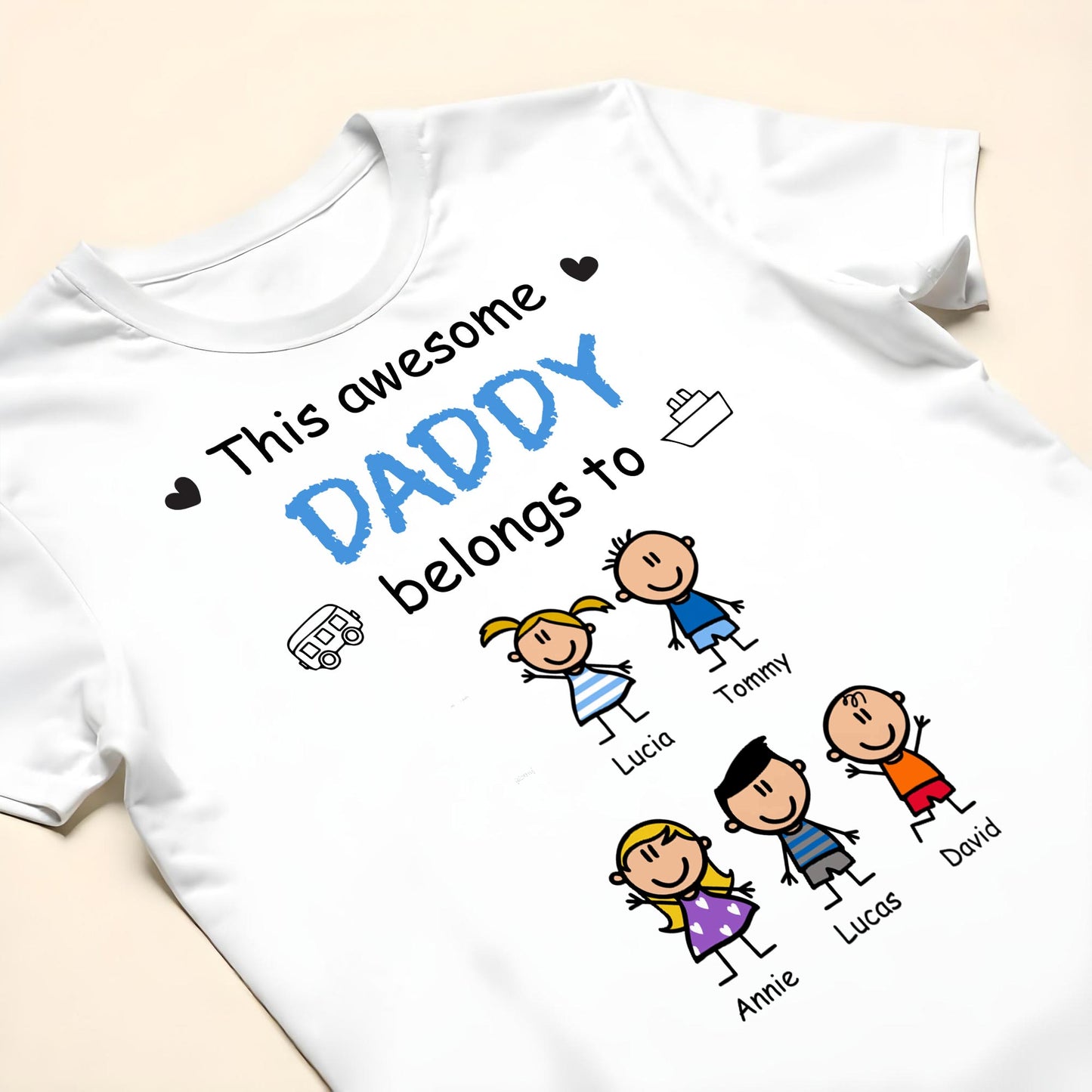 This Awesome Daddy Belongs To, Hearts and Children