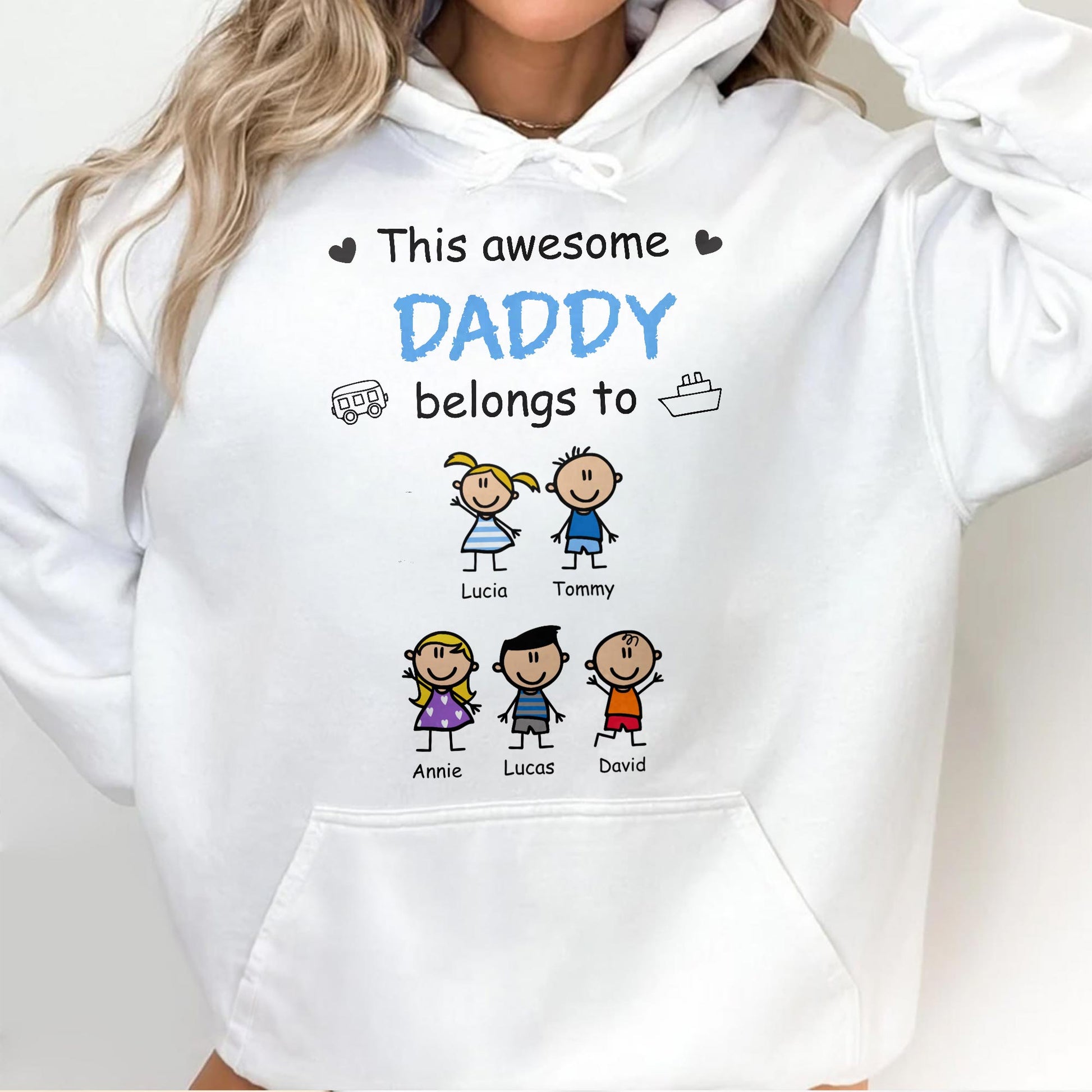 This Awesome Daddy Belongs To, Hearts and Children