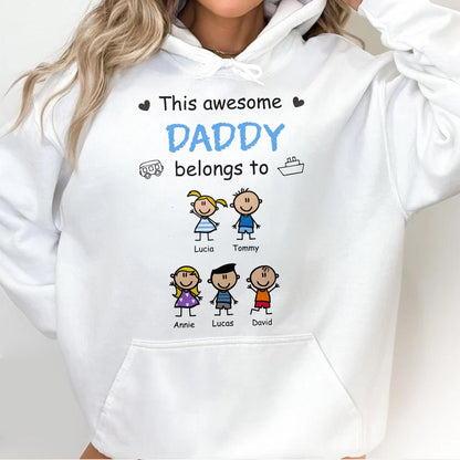 This Awesome Daddy Belongs To, Hearts and Children