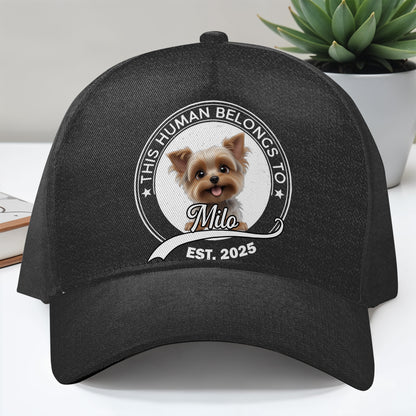 This Human Belongs To Milo, Dog Design