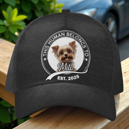 This Human Belongs To Milo, Dog Design