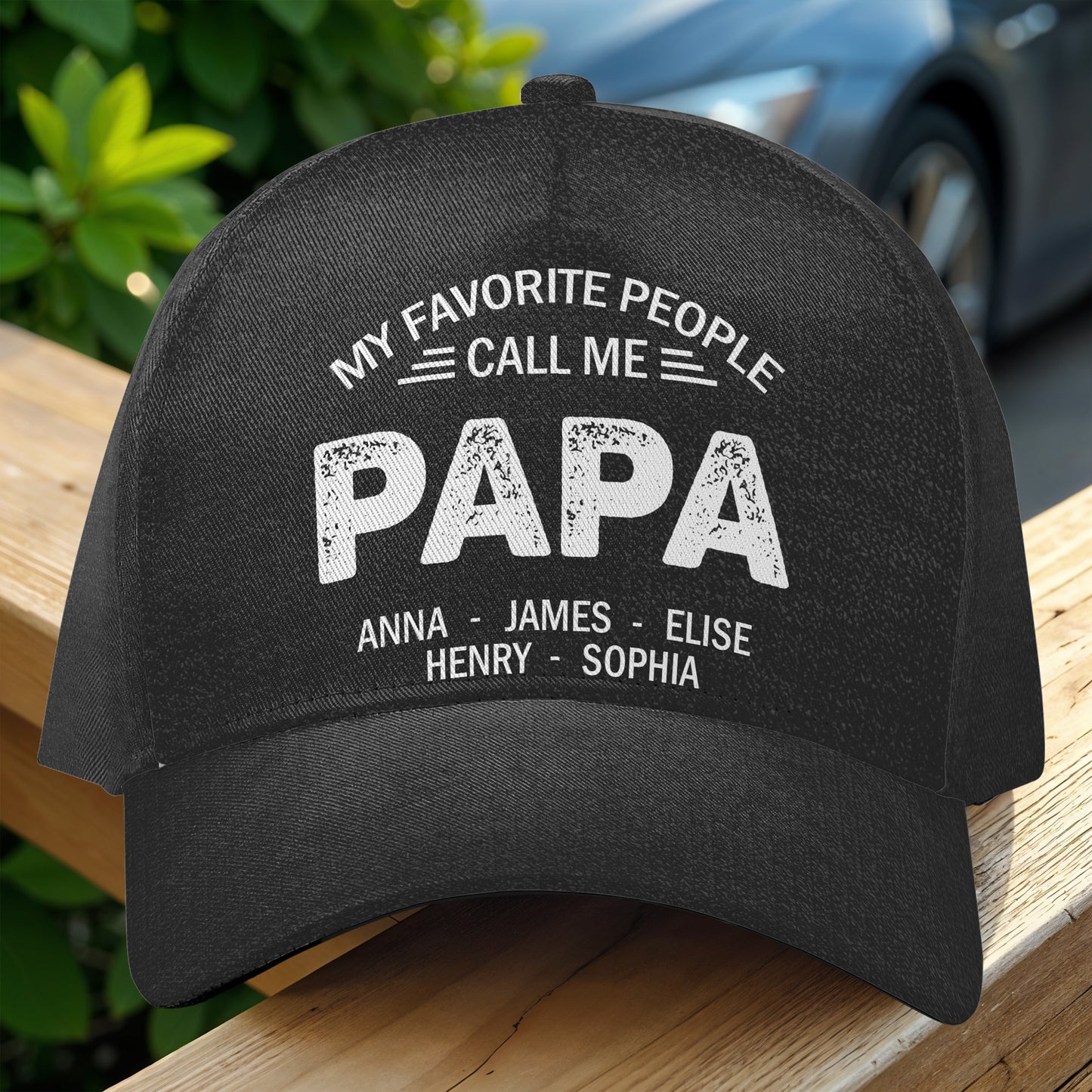 My Favorite People Call Me Papa - Personalized Classic Cap - DAD045_CCAP