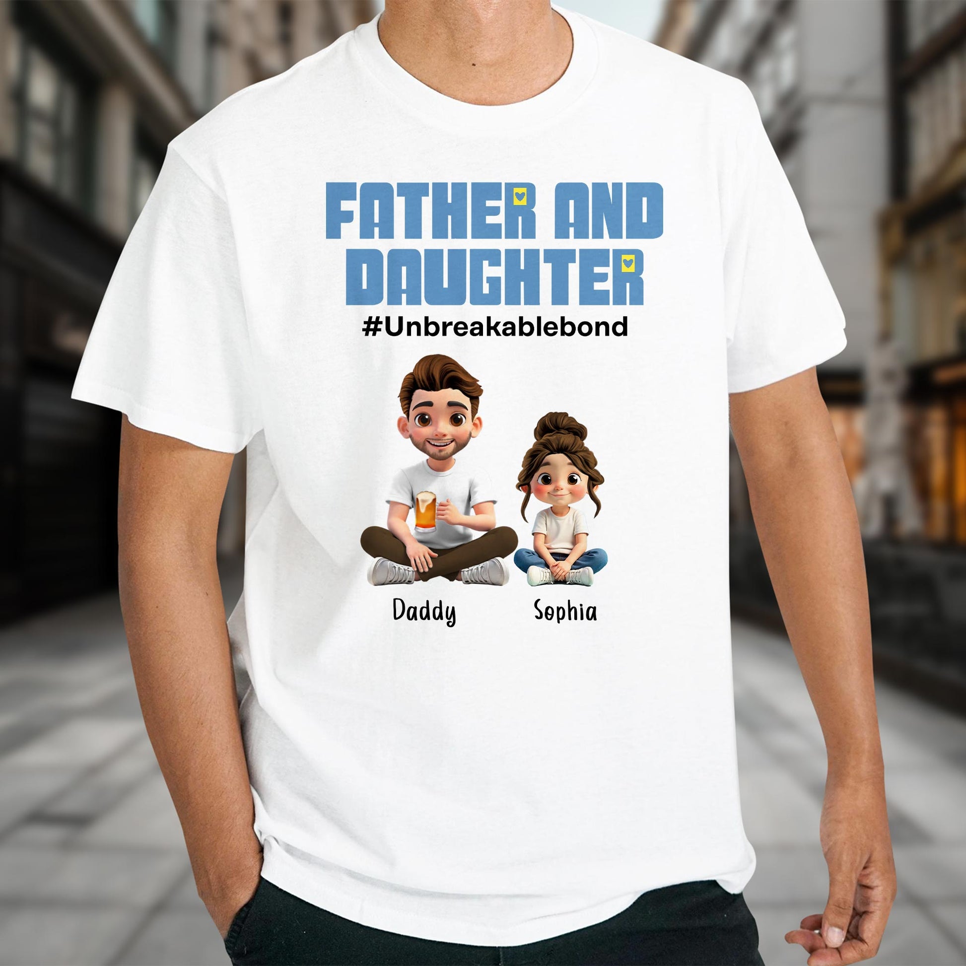 Father And Daughter #Unbreakablebond, Father and Daughter Sitting Together