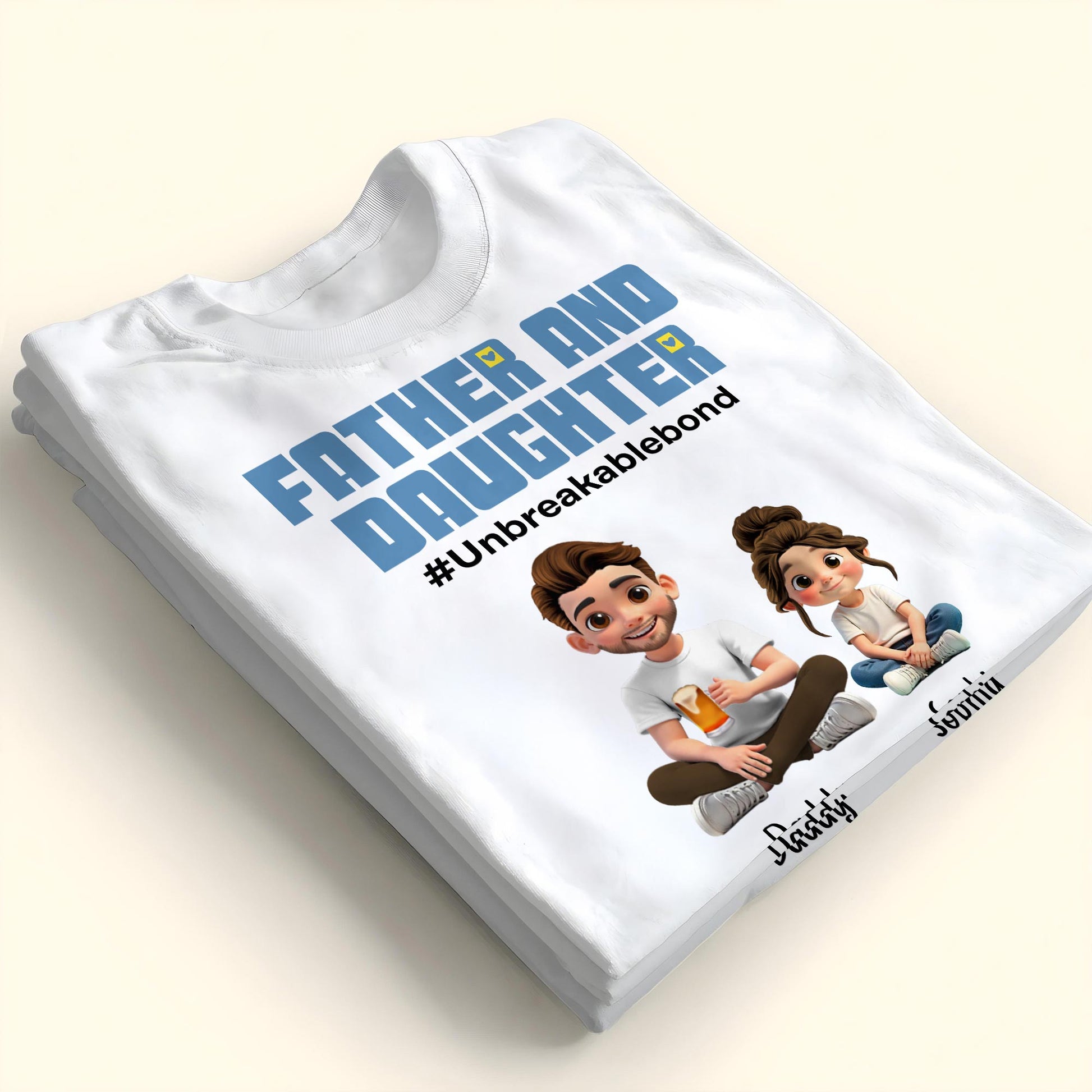 Father And Daughter #Unbreakablebond, Father and Daughter Sitting Together