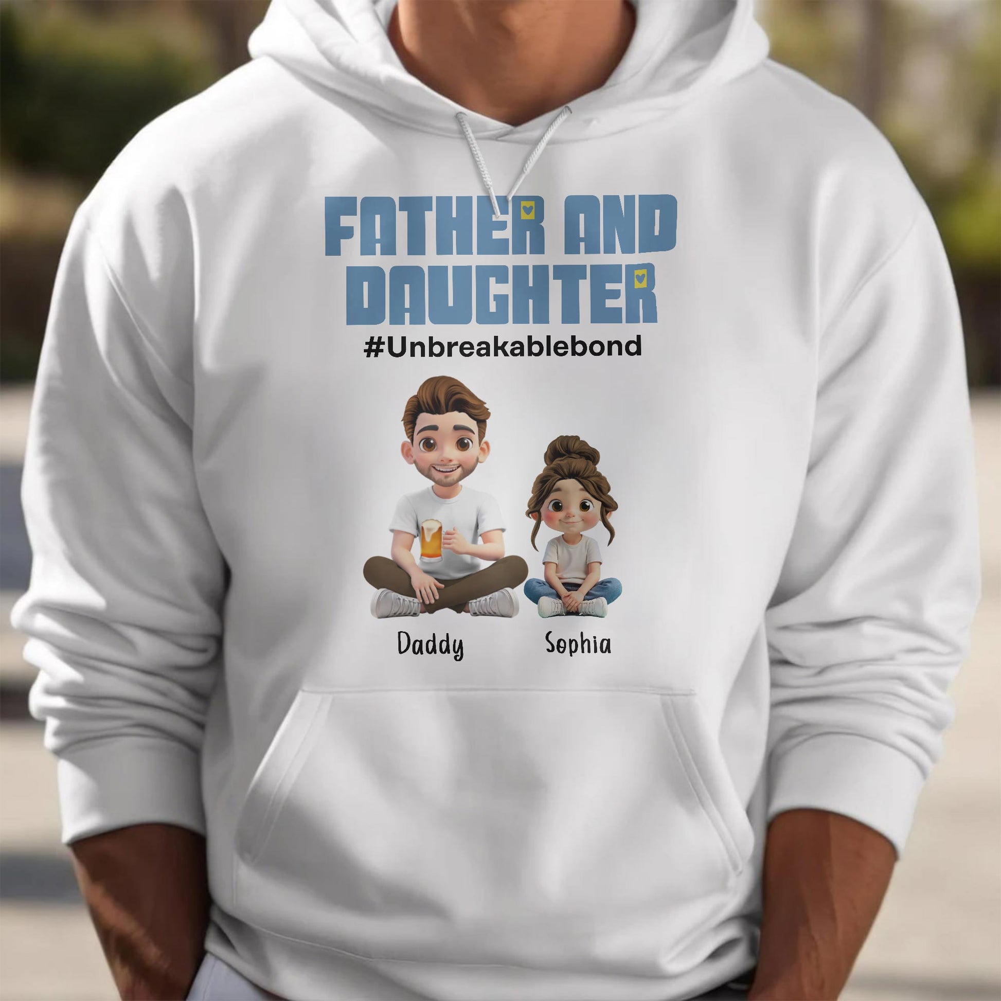 Father And Daughter #Unbreakablebond, Father and Daughter Sitting Together