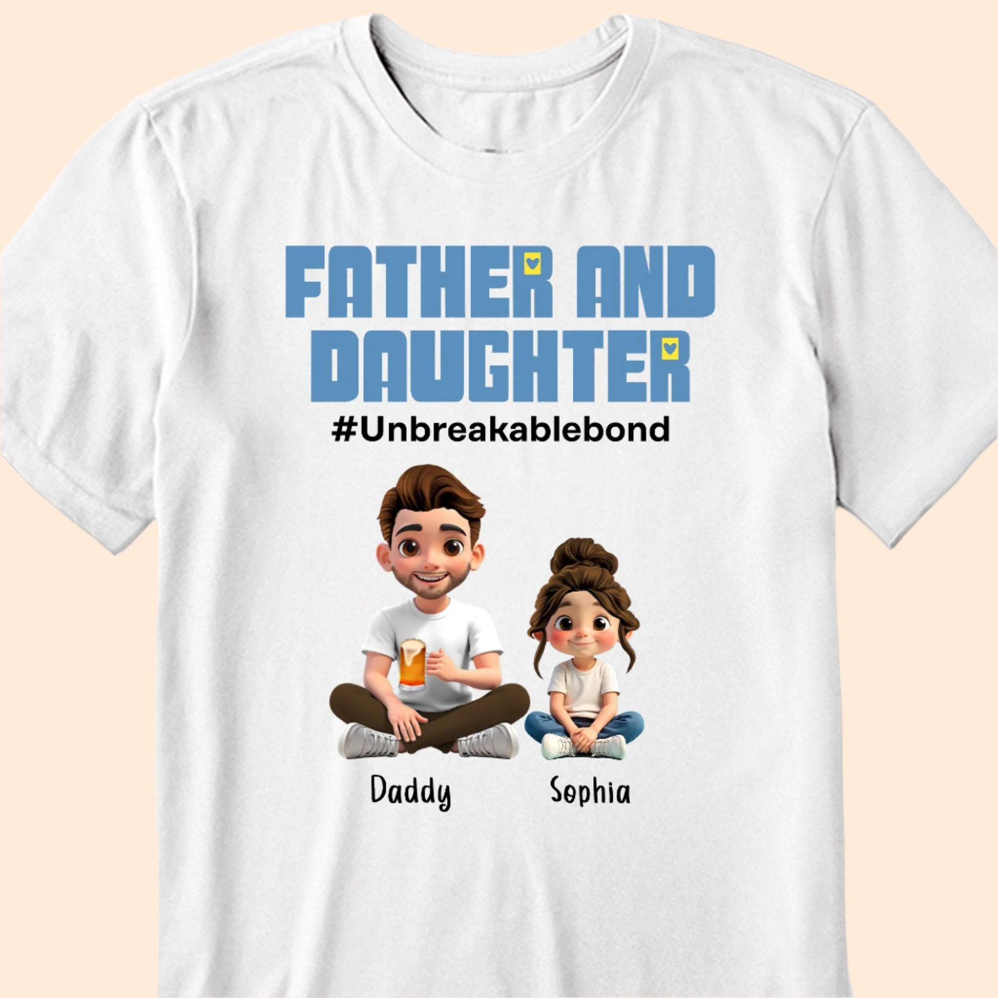 Father And Daughter #Unbreakablebond, Father and Daughter Sitting Together