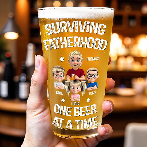 Surviving Fatherhood One Beer At A Time, Cartoon Family
