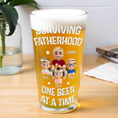 Surviving Fatherhood One Beer At A Time, Cartoon Family