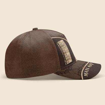 God Says I Am Man Of God, Cross And Leaves - Personalized Classic Cap - DAD056_CCAP