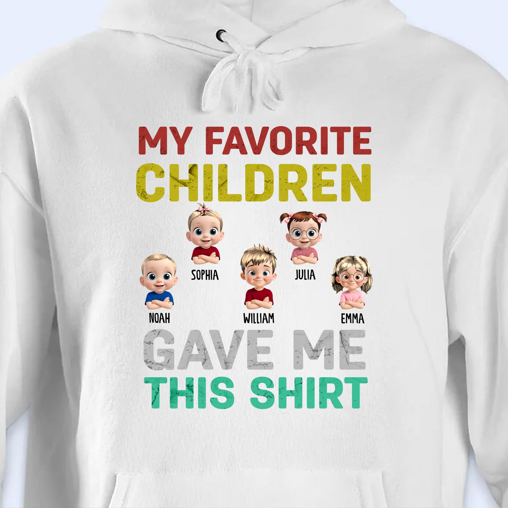 My Favorite Children Gave Me This Shirt, Cartoon Children