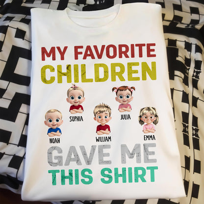 My Favorite Children Gave Me This Shirt, Cartoon Children