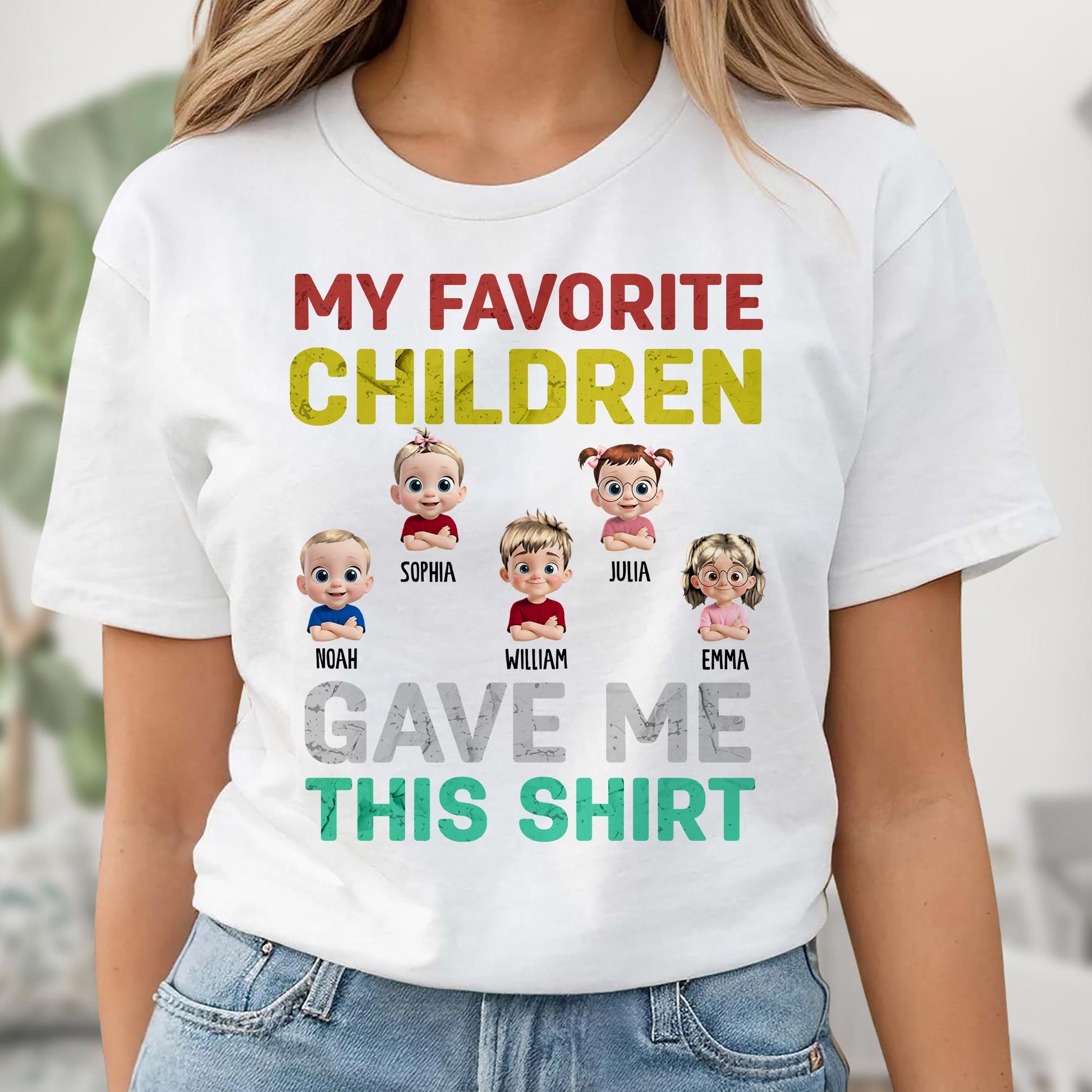 My Favorite Children Gave Me This Shirt, Cartoon Children