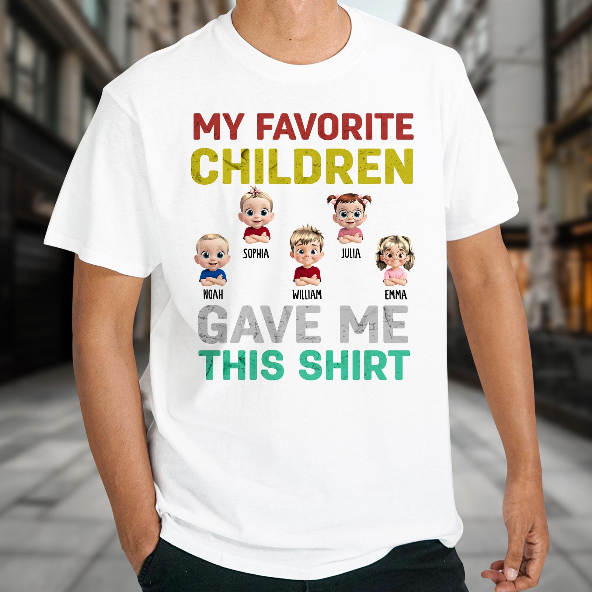 My Favorite Children Gave Me This Shirt, Cartoon Children