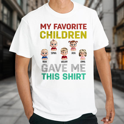 My Favorite Children Gave Me This Shirt, Cartoon Children