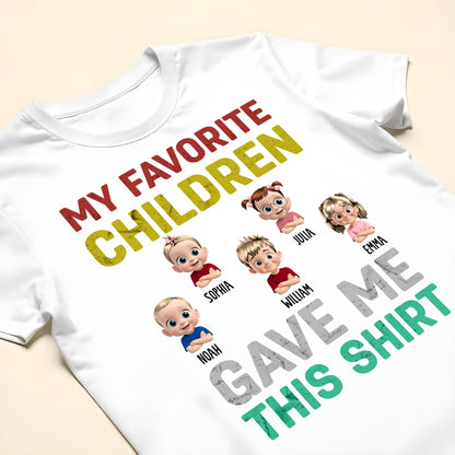 My Favorite Children Gave Me This Shirt, Cartoon Children