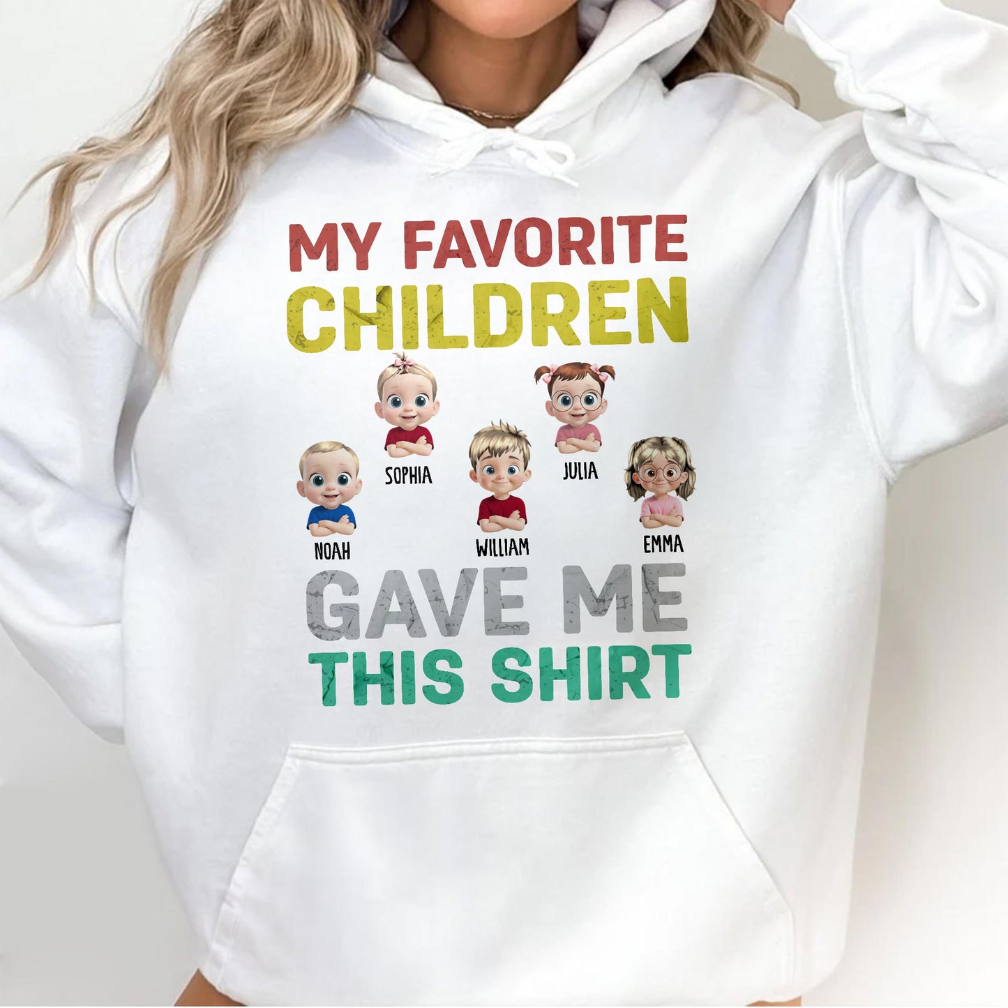 My Favorite Children Gave Me This Shirt, Cartoon Children